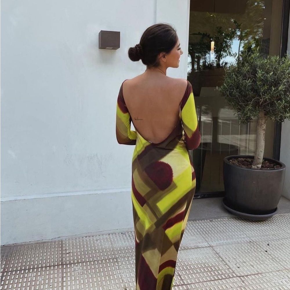 ZARA PRINTED DRESS - Picture 3 of 16